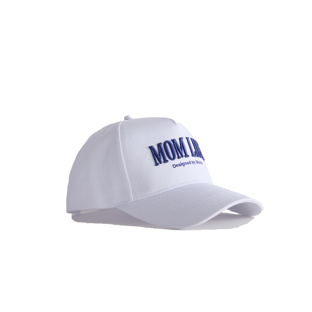 Mom Life Straight - White