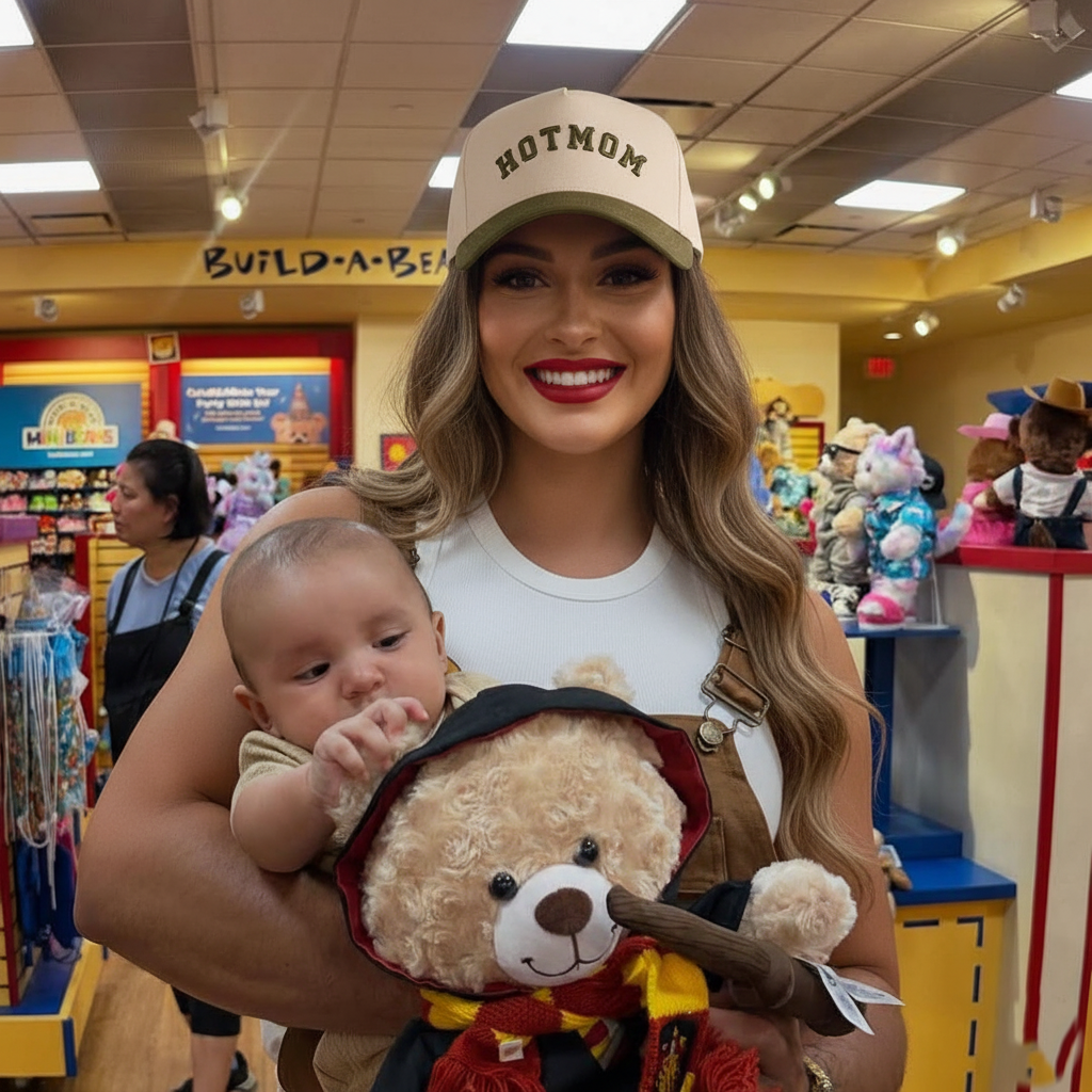 Hot Mom - Beige & Olive