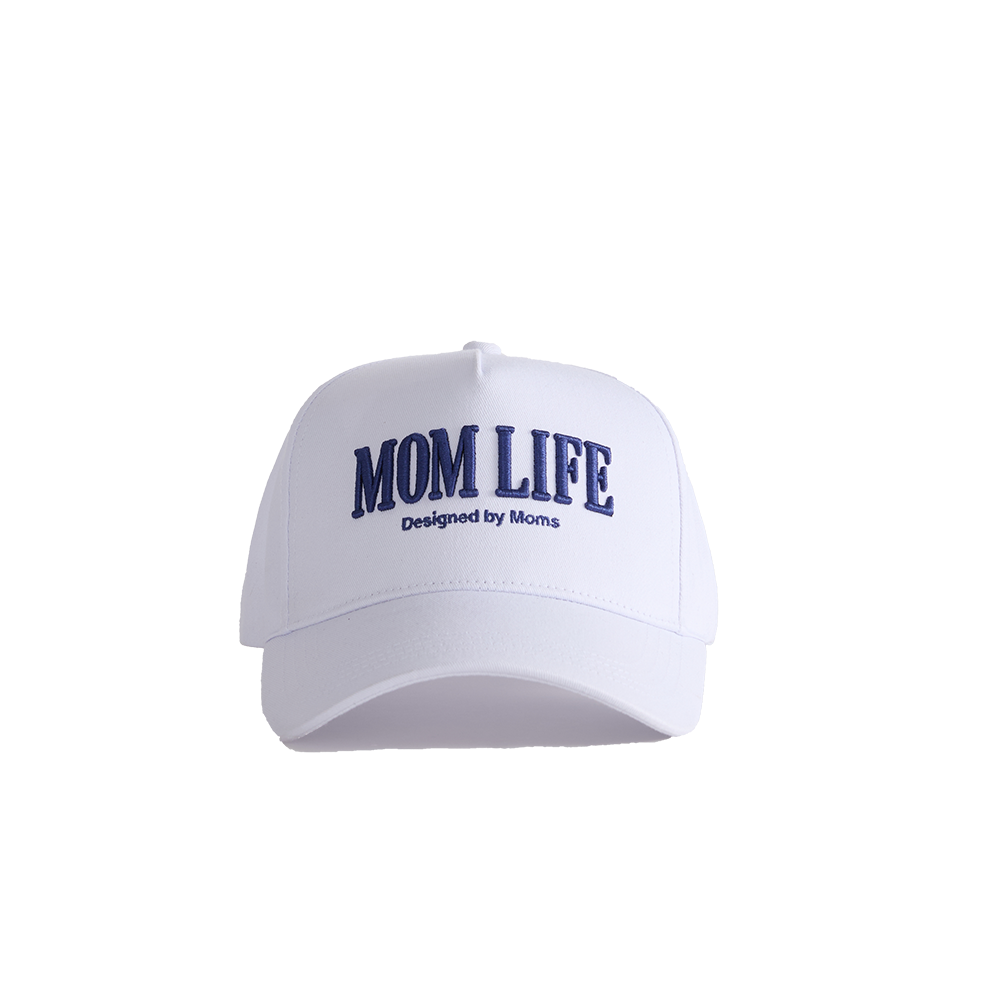 Mom Life Straight - White