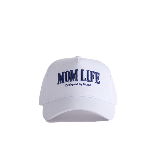 Mom Life Straight - White