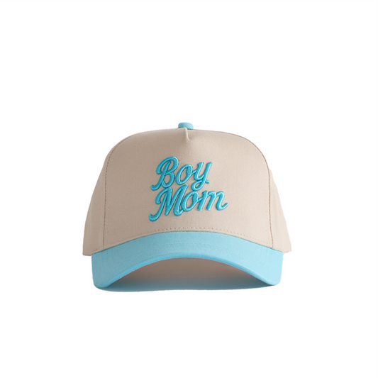 Boy Mom - Beige & Babe Blue