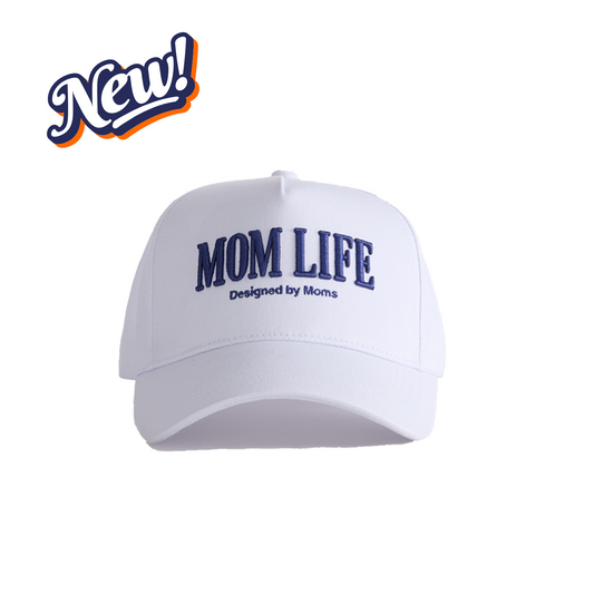 Mom Life Straight - White