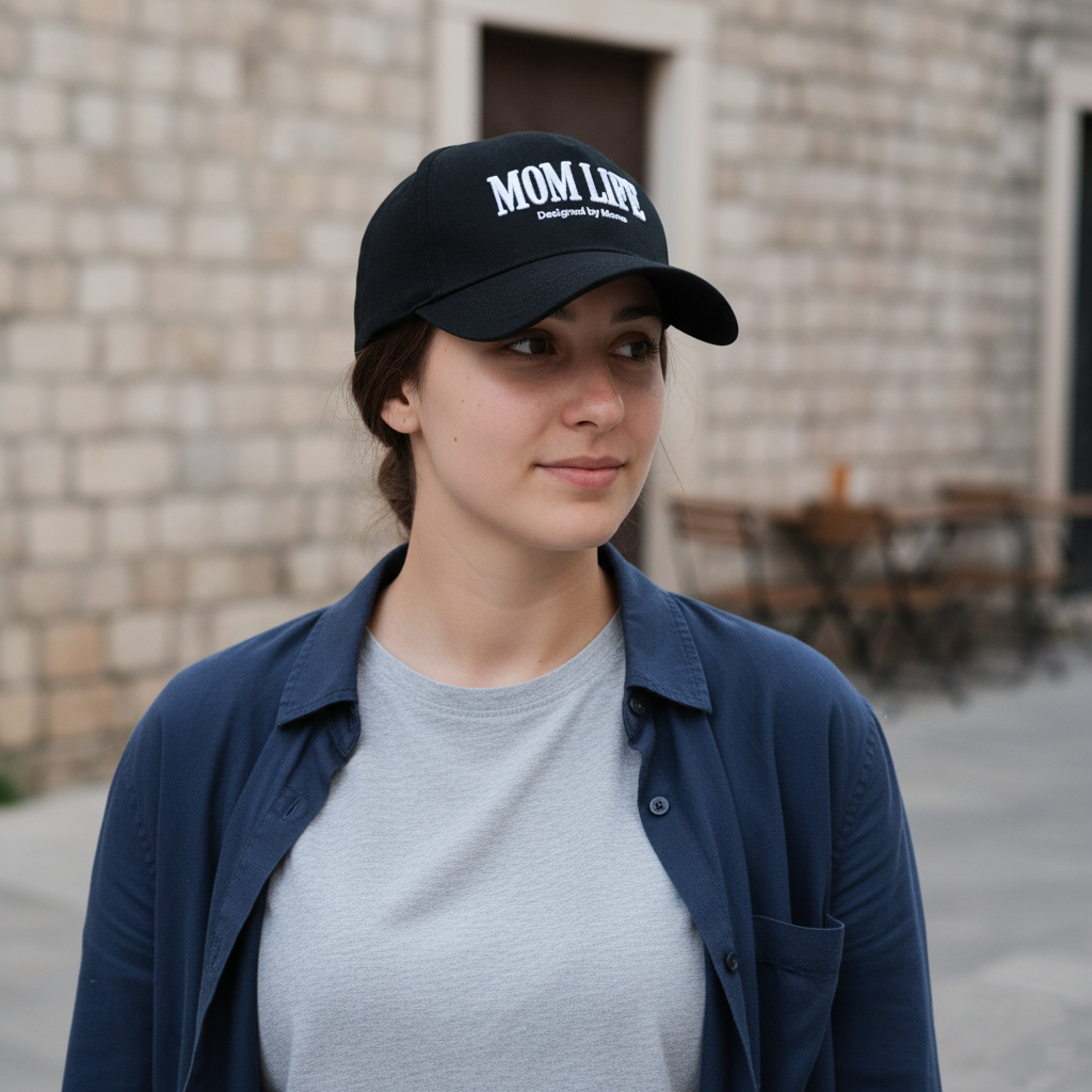 Mom Life Straight - Black