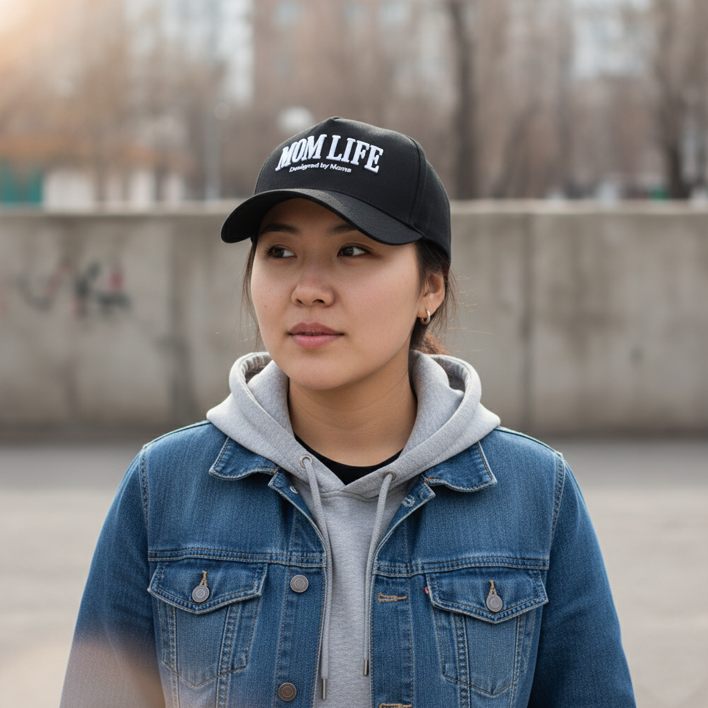 Mom Life Straight - Black