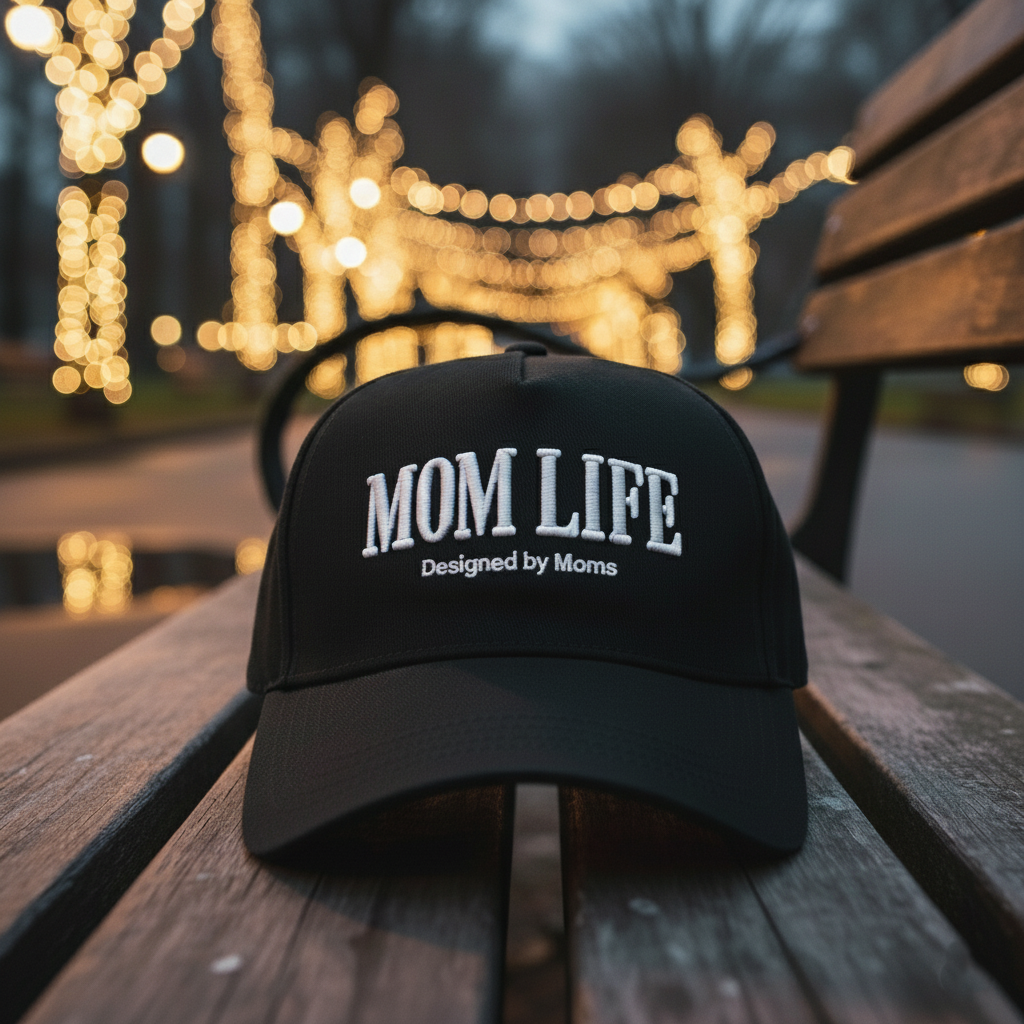 Mom Life Straight - Black